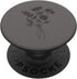 Gray Floral Flower Wildflower PopSockets Standard PopGrip