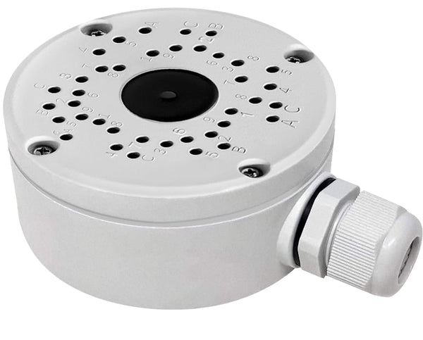 (New Upgrade) Security Camera Junction Box, Universal IP Camera Mount, Metal Aluminum Waterproof Security Camera Bracket