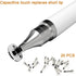20 Pieces Universal Stylus Replacement Disc Tips,DanziX Universal Stylus Tips Round Shape Stylist Replacement Tips for Touch Screen Devices