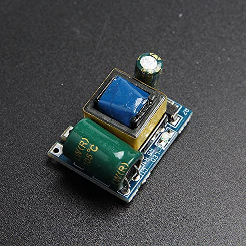 Acxico 5Pcs Mini AC-DC Converter Board Module, 12V 300mA Power Supply for 110V 120V 220V 230V to 5V 12V
