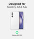 oakxco for Samsung Galaxy A54 5G Phone Case Liquid Silicone, Cute Thin Slim Soft Rubber TPU Plain Smooth Gel Cover for Women Girl, Matte Solid Protective & Shockproof, Lilac Lavender Light Purple