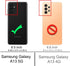 Osophter Clear Case for Samsung Galaxy A13 5G, TPU Shock-Absorption Cover with Screen Protector for A04S (Purple Blue)