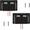 2Pcs 12V/24V RV USB Outlet with On/Off Switch, Quick Charger QC 3.0 Wall Mount USB Charging Station