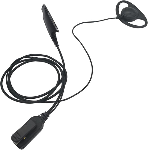 Radio Accessories Ear Piece Mic Ptt Earpiece Microphone Headset Earphone Audífonos for Motorola ht750 ht1250 ht1250ls ht 750 1250 gp328 gp340 MTX 1500 mtx9250 pr860(D Shape)