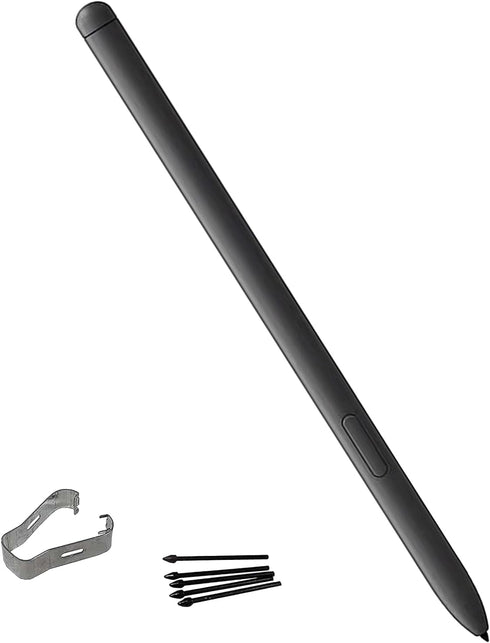 Black Galaxy Tab S9 Ultra S Pen with Bluetooth for Samsung Galaxy Tab S9 Plus, Free 5 Tips