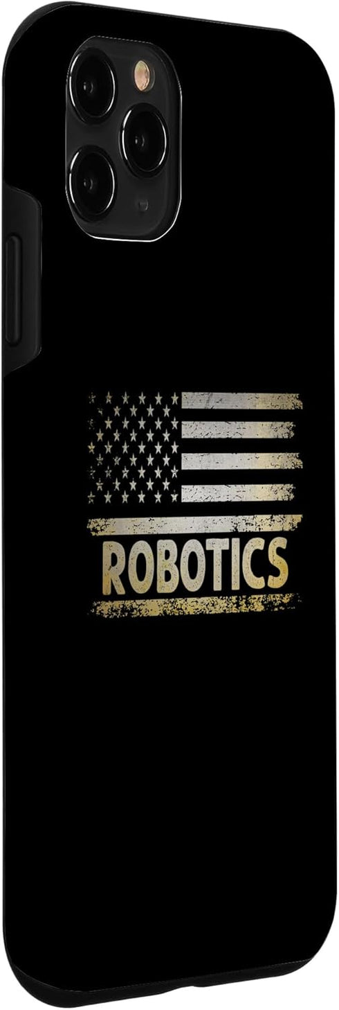 iPhone 11 Pro Robotics Engineer Case - American USA Flag Robots