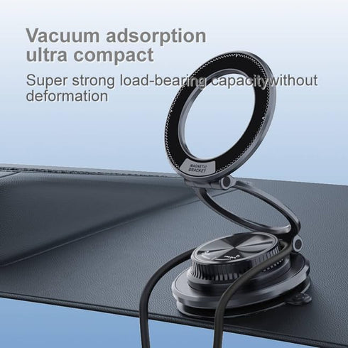 EIGNO 15/14/13, Hands-Free Magnetic Phone Mount for Car & Home, Ultra-Stable Suction Cup Holder for Dashboard & Desk
