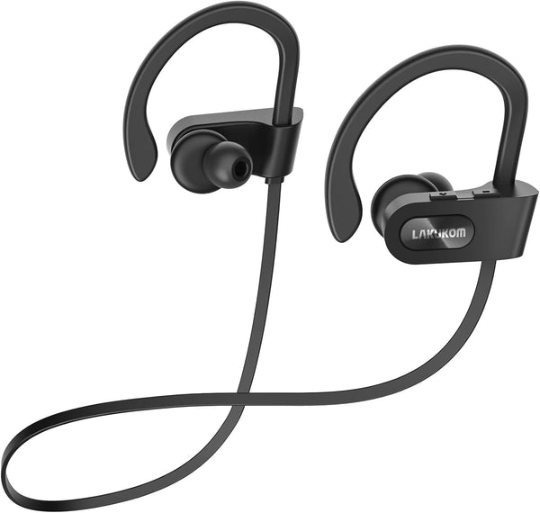 Bluetooth Headphones, Deep Bass Wireless Running Headphones, 16 Hrs Playtime, IPX7 Waterproof Sports Earphones