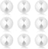 9 Pcs White Adhesive Cable Clips, Charger Cord Holder for Nightstand, Desk, Phone Charger, Home, Office