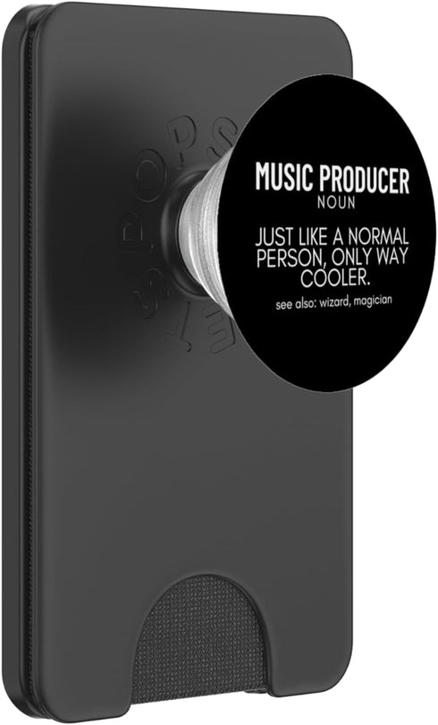 Music Producer Gifts For Men Music Producer Definition Proud Funny Music Producer PopSockets PopWallet for MagSafe