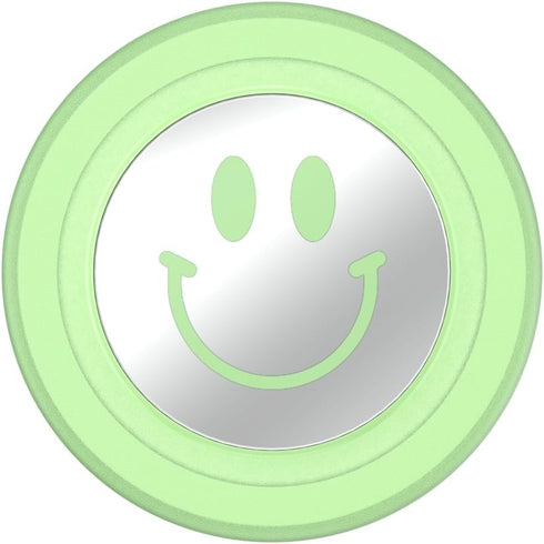 Matcha Dew Happy Reflex PopSockets Phone Grip with Expanding Kickstand, MagSafe Compatible, Wireless Charging Holder.