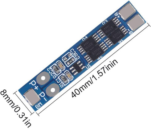 2S 7.4V 8.4V 8A 18650 Charger PCB BMS Protection Board for Li-ion Lithium Battery Cell (5pcs)
