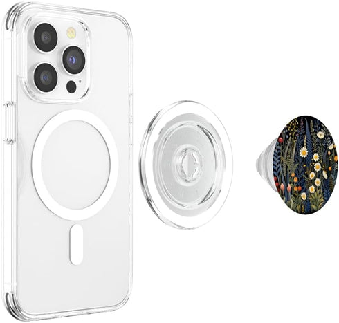 Wildflower Design Floral PopSockets PopGrip for MagSafe