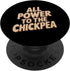 I Love Chickpeas Designs By JXCO All Power To The Chickpea PopSockets Standard PopGrip