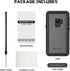 Lanhiem for Samsung Galaxy S9 Case - IP68 Waterproof Dustproof with Built-in Screen Protector