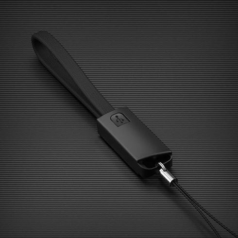 BoxWave USB Type-C Cable Compatible with NUU Mobile G3 - Keychain Charger, Jet Black 8 in USB Type-C to Type-A