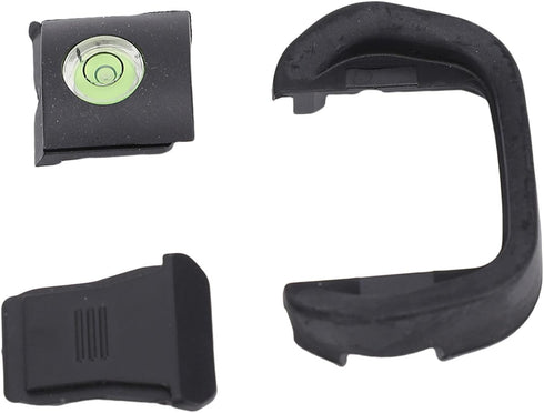 R5 R6 Bewinner Camera Eyecup Viewfinder, Hot Shoe Cover & Bubble Level Kit for - Silicone Eye Cup, Dust Cap, Spirit