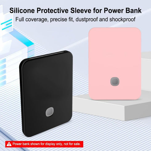 Tuvzylory Silicone Protective Case Compatible with Xiaomi Jinsha River Magnetic Power Bank, Shockproof, Dustproof, Full