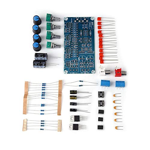NE5532 Amplifier Kit, Stereo Preamplifier Volume Control Board with Treble Midrange and Bass Tone Controls DIY Kit
