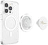 PopSockets PopGrip for MagSafe Beige White Heart Mama