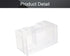 Fielect 12 x 9V Battery Storage Case Holder Organizer Box, Transparent