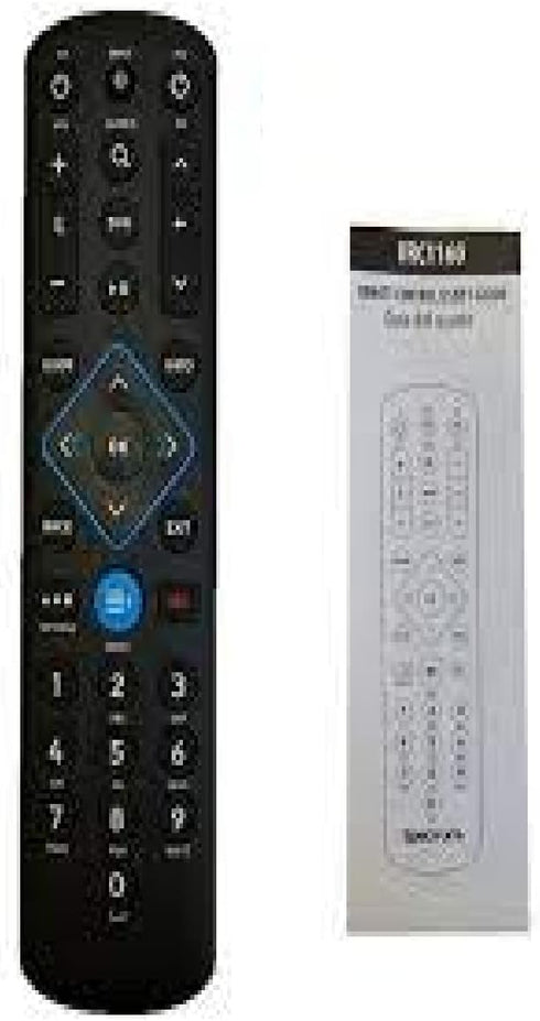 Charter Spectrum Remote Control with Batteries, Backward Compatible for HD DVR Digital Receivers (Pack of Two)