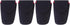 UKCOCO Lens Wrapper - Self-Adhesive Cloth Protective Camera Wrapper for DSLR Lens, 4pcs