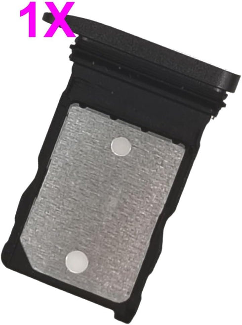 PHONSUN 9 Replacement SIM Card Tray Slot Holder for Google Pixel - Obsidian/Black Color with Stainless Steel Eject Tool