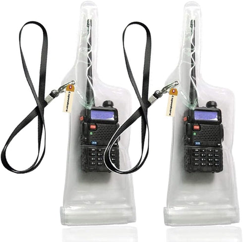 Lsgoodcare Portable Two Way Radio Waterproof Bag Case for Motorola, Kenwood, Midland Walkie Talkie