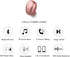 Single Bluetooth Earpiece, Wireless Headphone Mini Headset, 10 Hrs Playtime for iOS Android Smart Phones