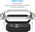 MIJOBS Strap for Xiaomi Mi Band 6 Mi Band 5, Metal Strap Compatible with Mi Band 4 Mi Band 3