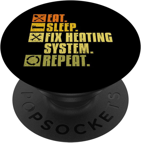 HVAC Maintenance Design for HVAC Ventilation Tech PopSockets Standard PopGrip