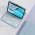 Keyboard Case for iPad Pro 11 inch M4, Detachable Bluetooth Keyboard and Pencil Holder, 2024, Black