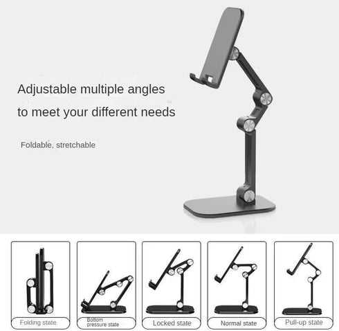 MIZOTIC Stand,4 16 15 14 13 12 11 8, Multi Folding Cell Phone Adjustable Foldable Desktop Phone Holder Cradle Dock