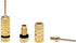 Monoprice 9438 Gold Plated Speaker Pin Plugs - 5 Pairs - Pin Screw Type for Speaker Wire, Home Theater, Wall Plates