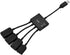 4 in 1 USB3.1 Type C HUB - Type C Male to 3 USB 2.0 Female Ports, OTG Function Supported