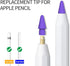 AWINNER 1st 2nd Pen Tip Compatible with Apple Pencil Tips & Generation Color Nib (Red/Yellow/Purple/Pink/Cyan)