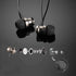 3 Packs Earphones with Remote & Microphone, In-Ear Stereo Sound, Noise Isolating for Smartphones, Laptops, Gaming