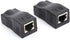 RJ45 Adapter Extender, Network Connector Ethernet Cat5e Cat6 Extender for HDTV, DVD, Monitor, Projector