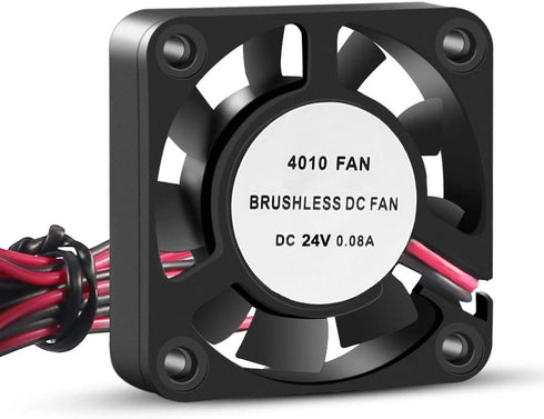 3D Printer Cooling Fan, 40mm x 40mm x 10mm Blower Cooling Fan with 2 Pin Terminal for Makerbot MK7 MK8