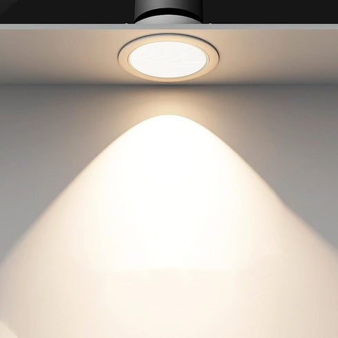 2pcs 7 Inch BESPORTBLE Lamp Shade Diffuser Round Recessed Light Cover for Ceiling Lamps Anti Glare Softener for Nursery