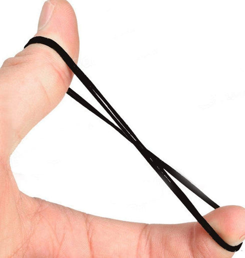 Rubber Belt DVD/CD Cassette Recorder Repair, Maintenance Mix Cassette Rubber Square Belt, Black (60PCS)