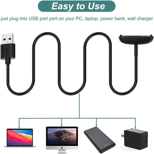 Charger for Inspire 3 - Replacement USB Charging Cord Compatible with Fitbit Inspire 3 Fitness Tracker Accessories