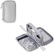 Electronic Organizer Bag, Waterproof Portable Travel Cable Storage Case for USB Drive, Charger, Headphones, Grey