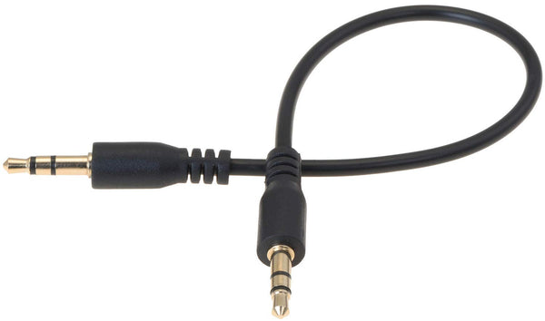 valonic Short Audio Cable - 0.6ft - 3,5mm - AUX Cord for