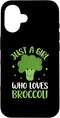 Best Broccoli Gifts Healthy Vegetable Leafy iPhone 16 Cool Broccoli Vegetarian Vegan Vegetable Food For Men Women Case