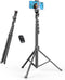 EMART 62 Cell Phone Tripod Stand, Adjustable Floor Cellphone Tri Pod Holder with