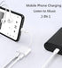 USB C Adapter for Headphones 2-in-1, USB C to Dual USB C Headphone and Charger Adapter Splitter, for MacBook Pro, Compatible with Pad Pro/Air, iPhone 15 Pro Max, Samsung Galaxy S23