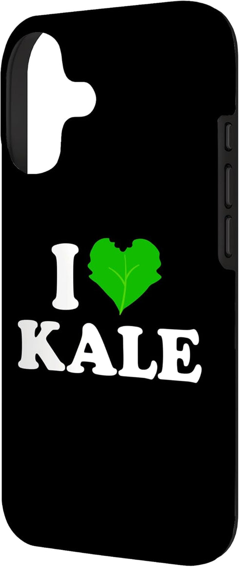 I Love Kale 17 I Heart Kale Brassica Green Leaf Salad Veg Vegan Garden Farm Case for iPhone