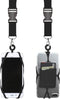 Gear Beast Cell Phone Lanyard - Mobile Phone Lanyard with Case Holder, Card Pocket, Soft Neck Strap, Black